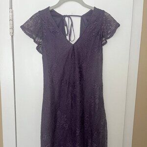 Purple Lace Dress